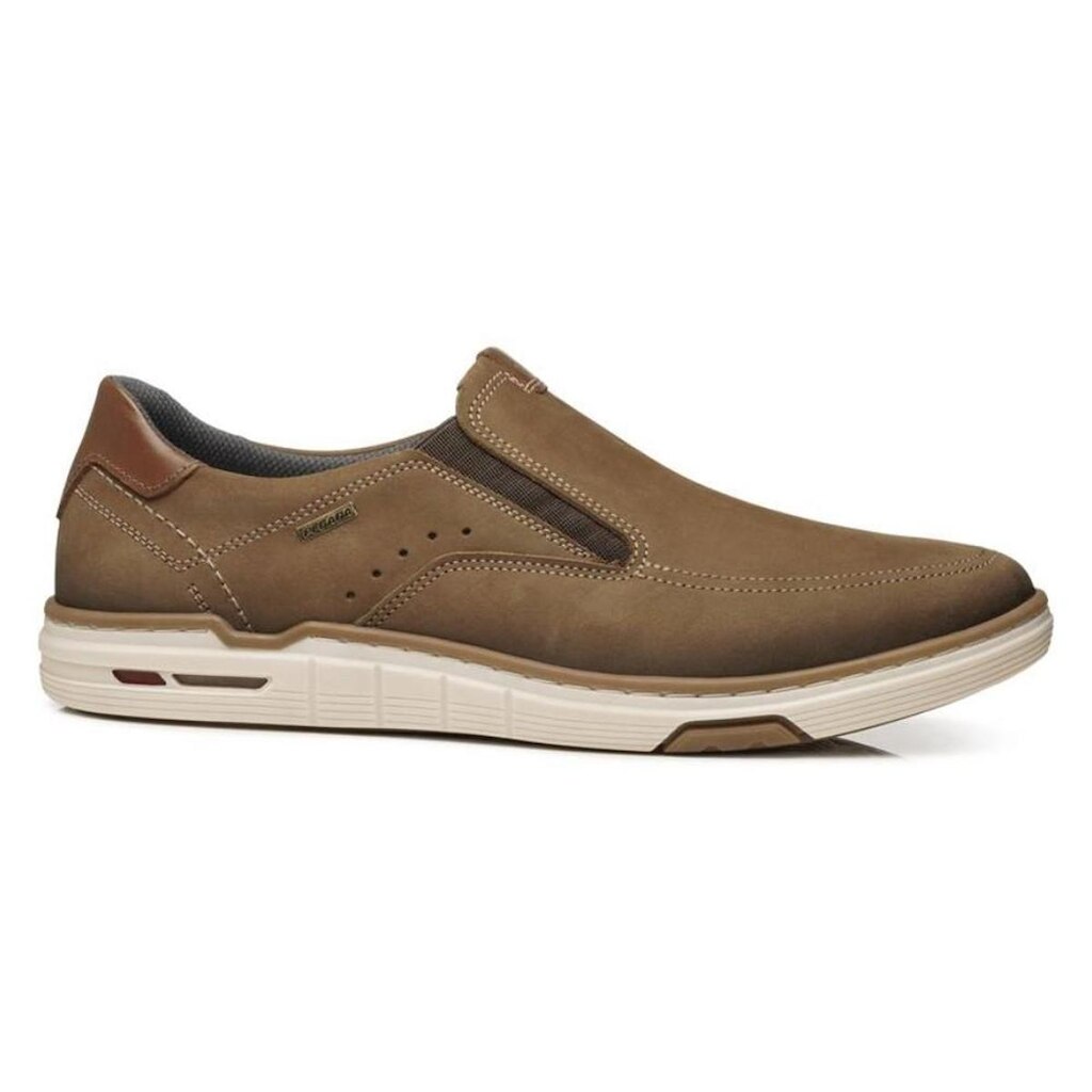 Sapatênis Slip On Pegada Couro Masculino 113503