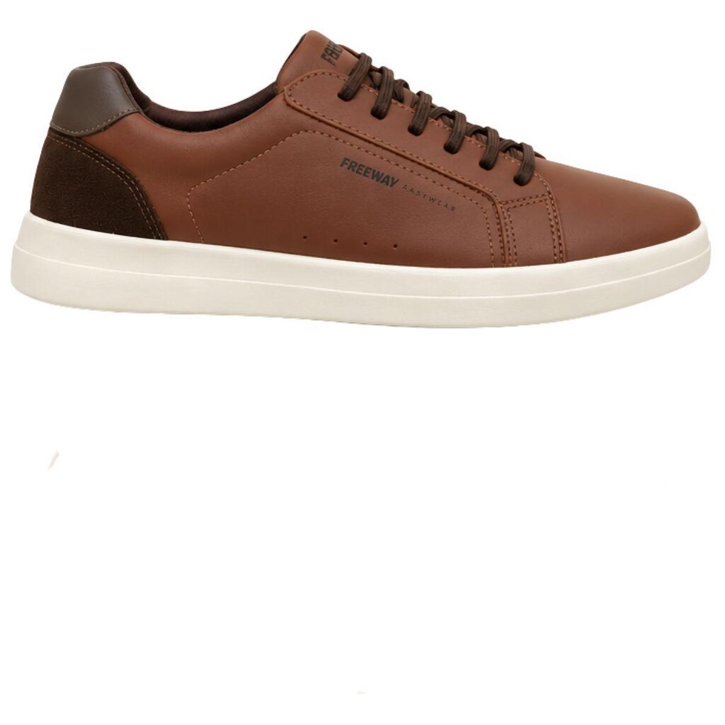 SAPATENIS TENIS CASUAL FREEWAY, E-MOVE08, COURO LEGÍTIMO