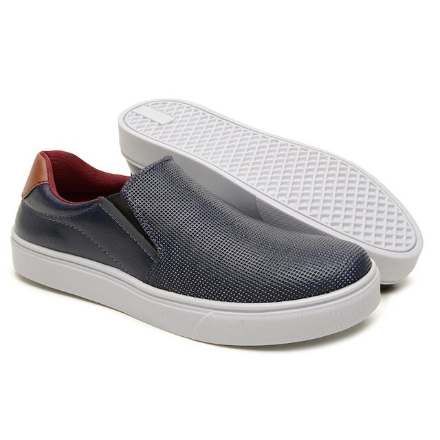 Sapatenis Tenis Casual Iate sem Cadarço Confortável
