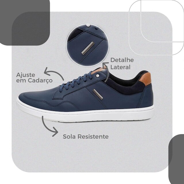 Sapatênis Tênis Casual Masculino Ajuste Elástico Bardone
