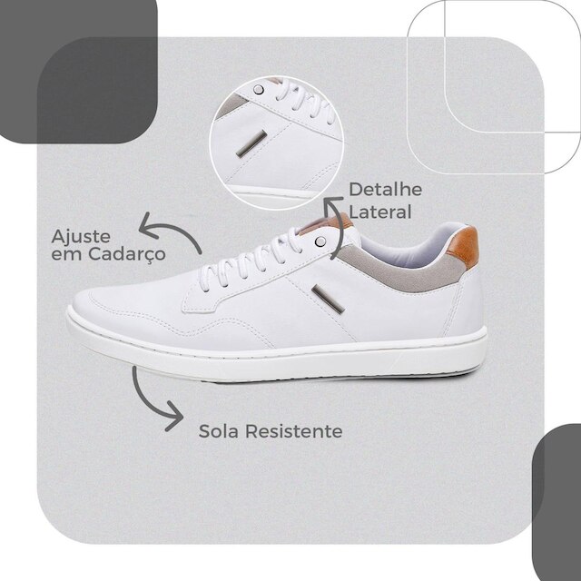 Sapatênis Tênis Casual Masculino Ajuste Elástico Bardone
