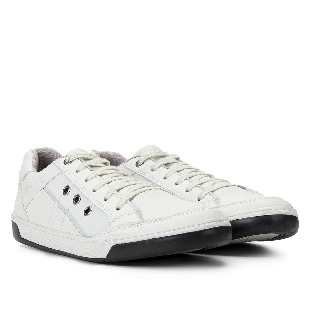 Sapatênis Walkabout Básico Ilhós Masculino - Off White Menor preço em Sapatênis Walkabout Básico Ilhós Masculino - Off White