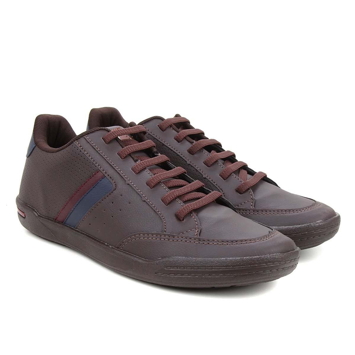 Sapatênis Walkabout Perfuros Masculino - Marrom Menor preço em Sapatênis Walkabout Perfuros Masculino - Marrom