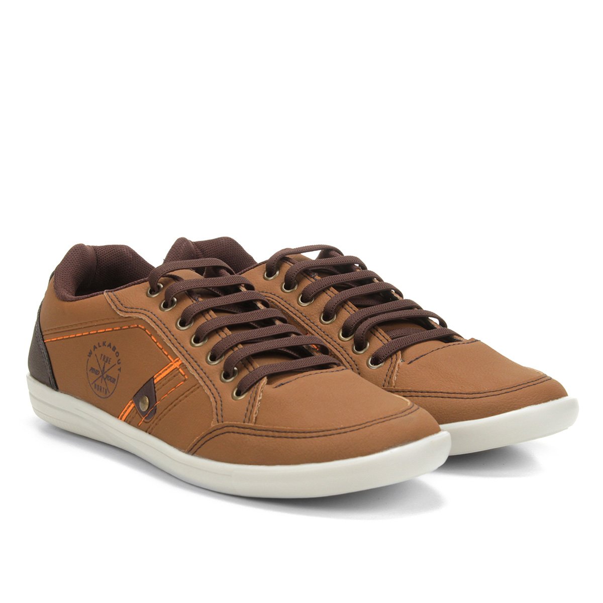 Sapatênis Walkabout WKT Masculino - Marrom Menor preço em Sapatênis Walkabout WKT Masculino - Marrom