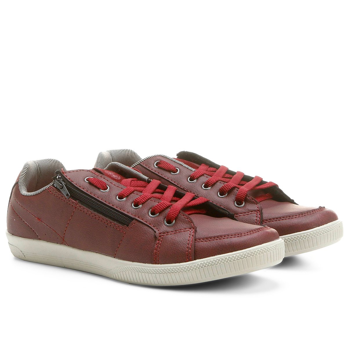 Sapatênis Walkabout Zíper - Vermelho | Zattini