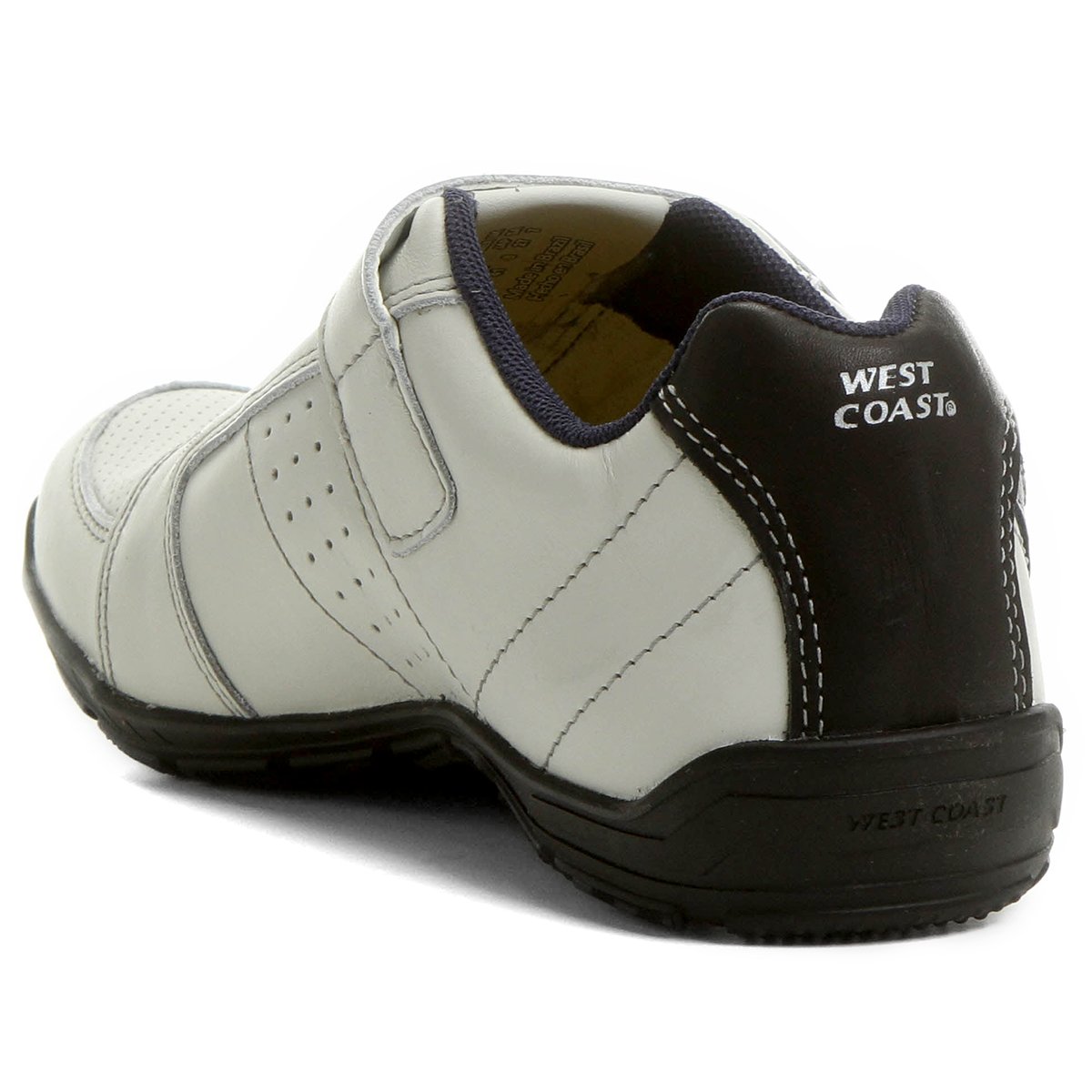 Sapatênis de Couro Marrom com Solado em Borracha e Fechamento em Velcro -  FKV Calçados