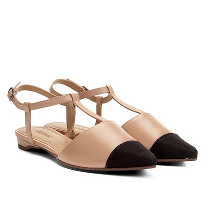 sapatilha bicolor chanel