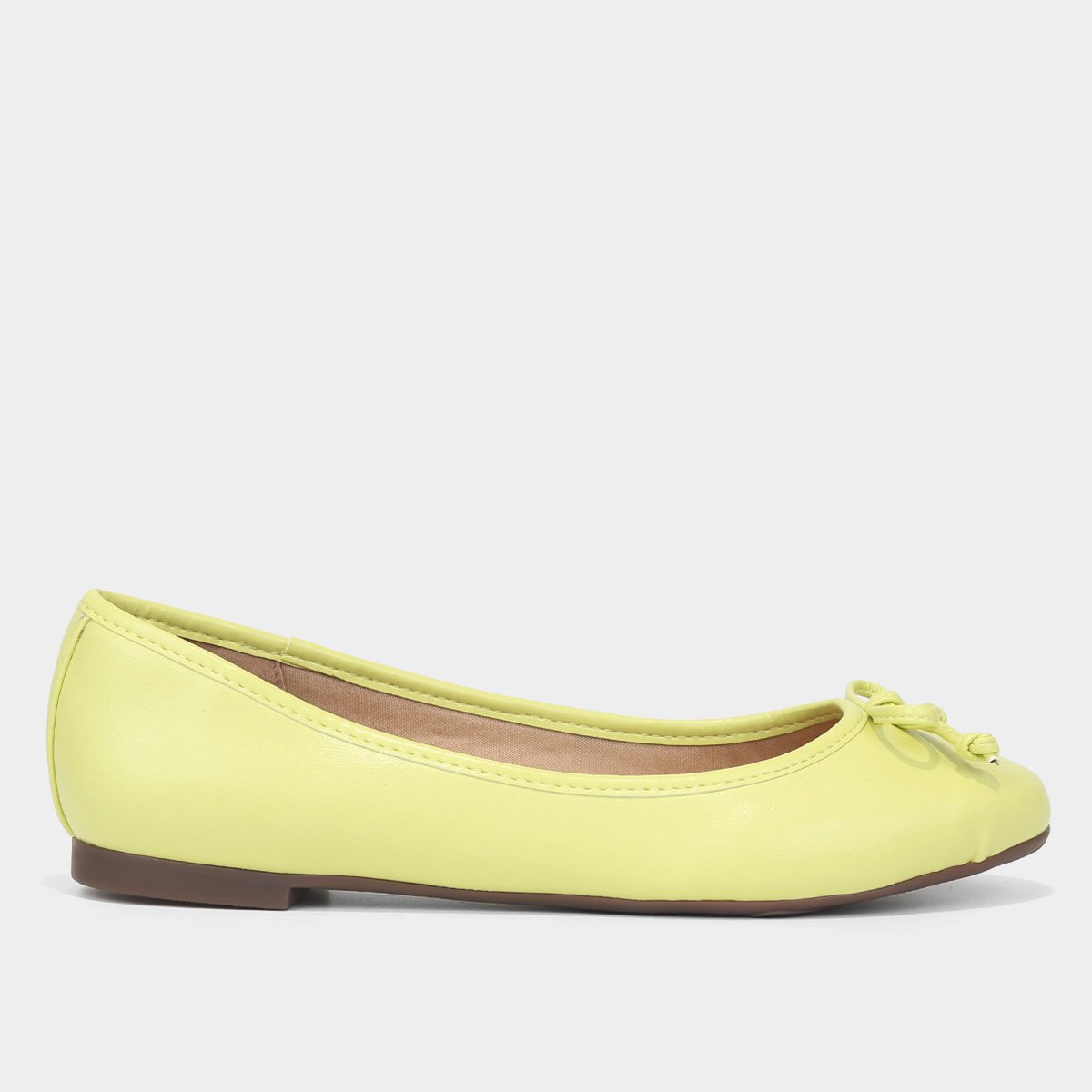 Sapatilha Anacapri Laço Clássica Feminina - Verde claro Menor preço em Sapatilha Anacapri Laço Clássica Feminina - Verde claro