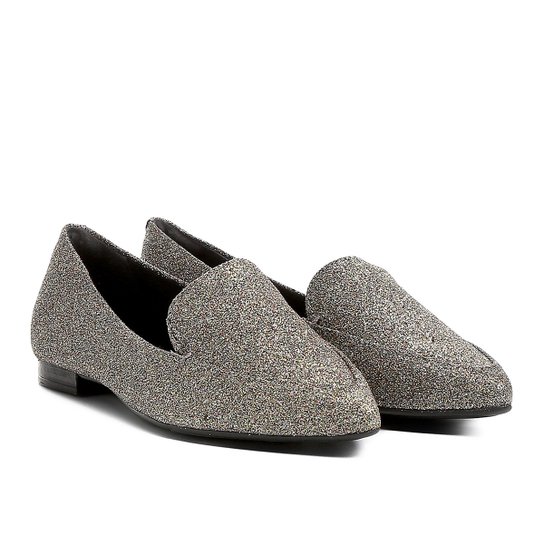 Sapatilha Anacapri Slipper Glitter - Prata