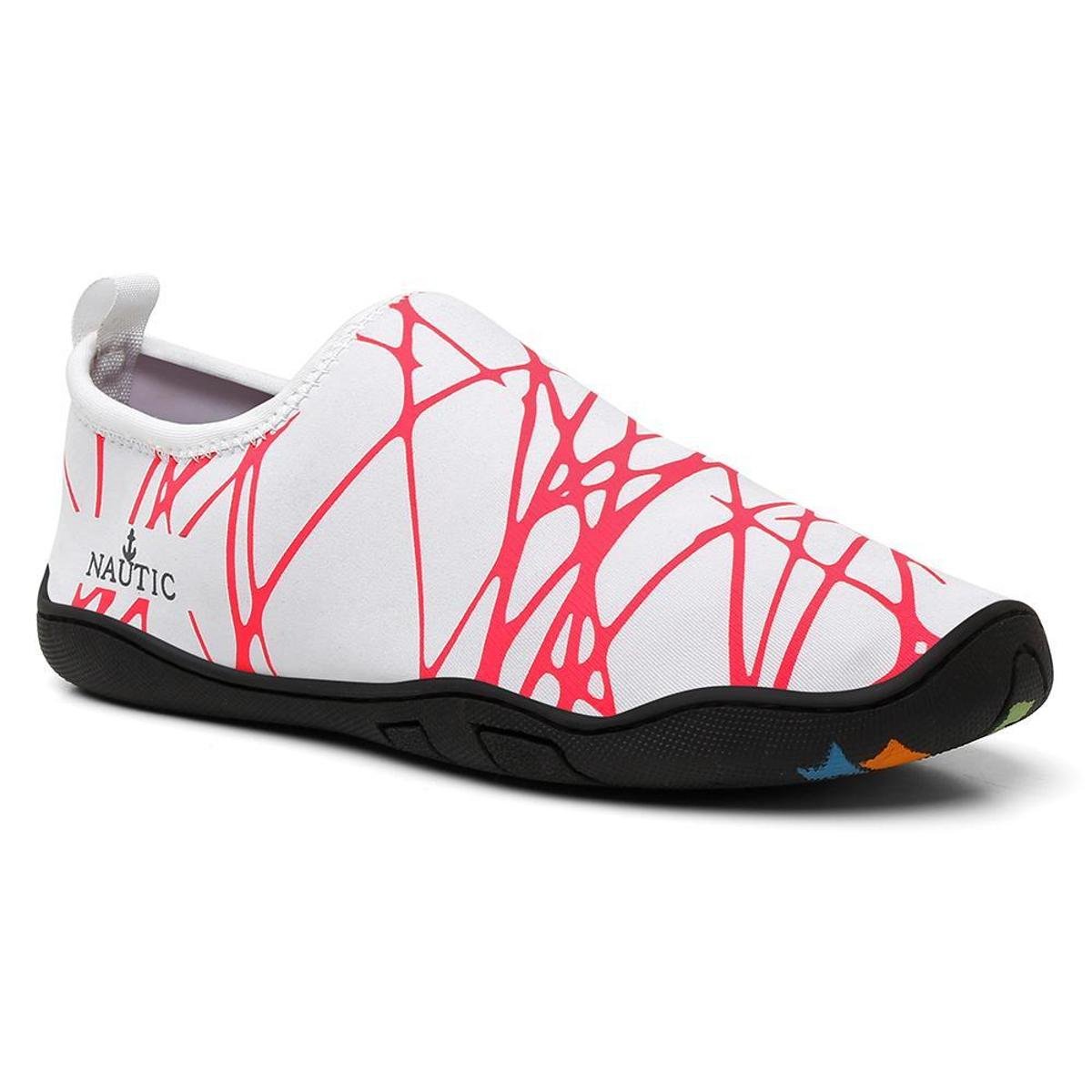 Sapatilha Aquática Nautic Neoprene Caminhada Yoga Praia Feminina - Branco+Rosa é ruim? Sapatilha Aquática Nautic Neoprene Caminhada Yoga Praia Feminina - Branco+Rosa é boa?