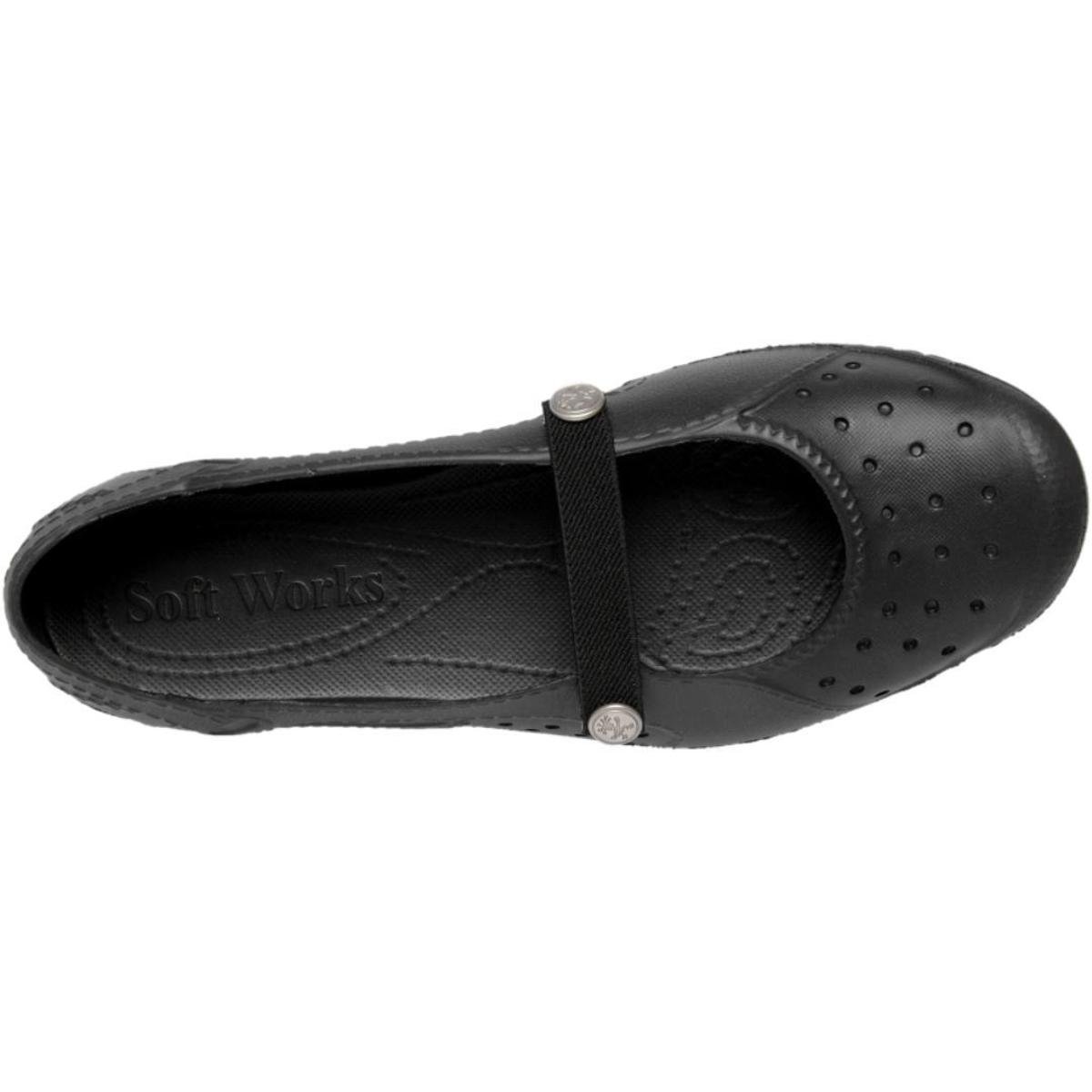 Sapatilha Babuche Soft Works Sapato Antiderrapante Enfermagem Idoso  Hospitalar Profissional - Preto | Zattini