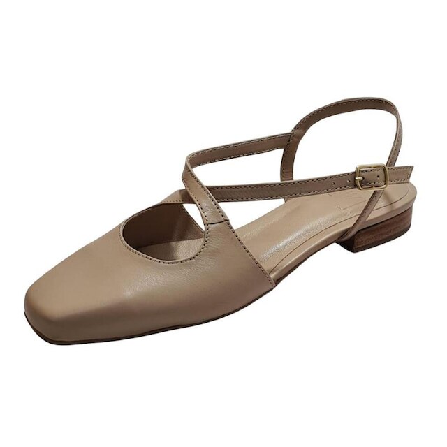 Sapatilha Bailarina Bx Couro Skin