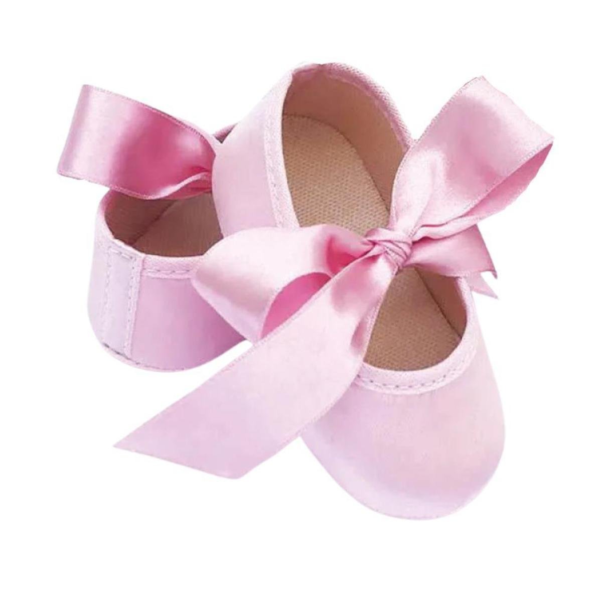 Sapatilha Ballet Bailarina Pityticos Cetim Solado Antiderrapante Infantil Menina - Rosa Menor preço em Sapatilha Ballet Bailarina Pityticos Cetim Solado Antiderrapante Infantil Menina - Rosa