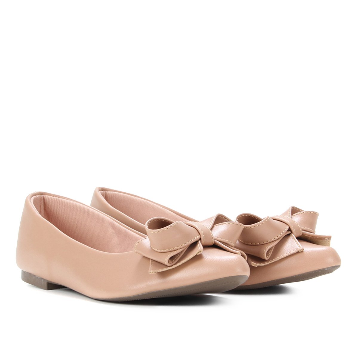 Sapatilha Bellamana Napa Laço Bico Fino Feminina - Salmão Menor preço em Sapatilha Bellamana Napa Laço Bico Fino Feminina - Salmão