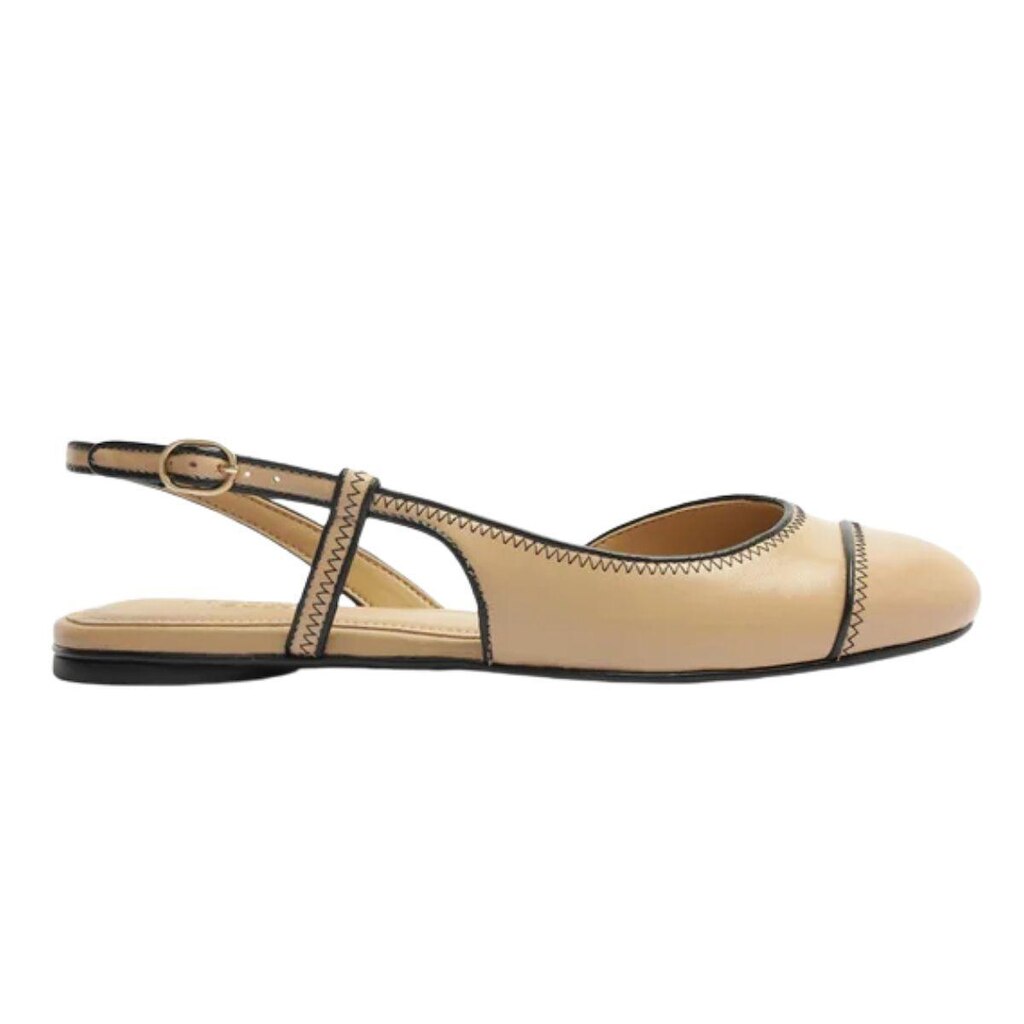 Sapatilha Bico Redondo Fivela Slingback Lançamento Arezzo