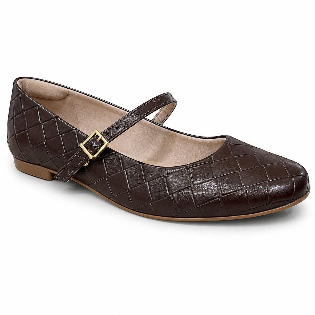 Sapatilha Boneca Beira Rio Mary Jane - Conforto Premium Croco