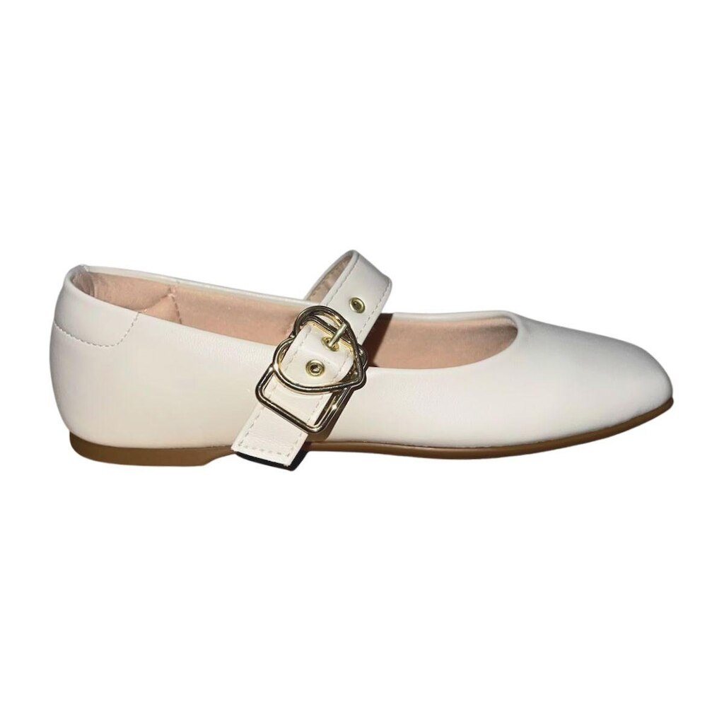 Sapatilha Boneca Infantil Menina Molekinha 2548.232 Off White