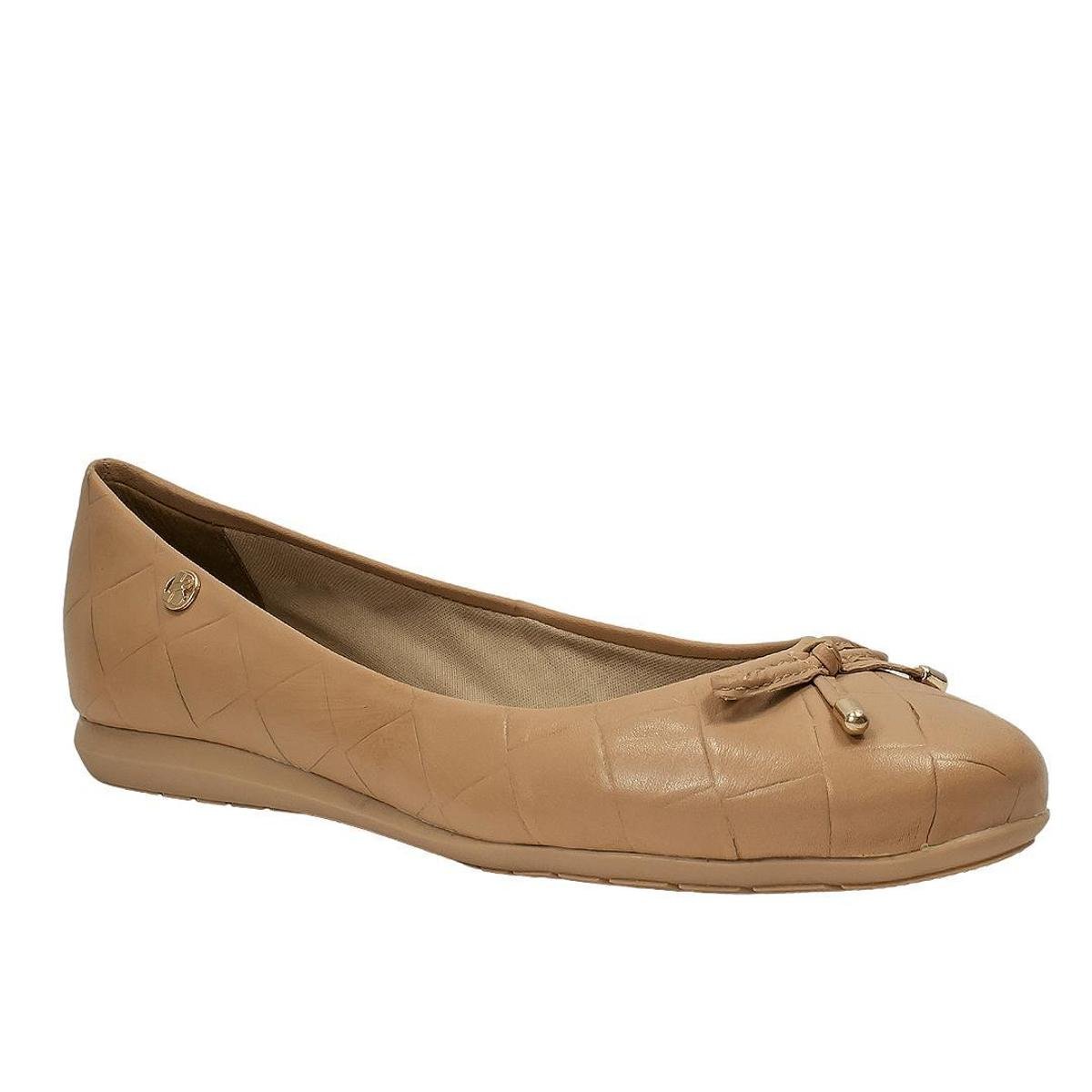 Sapatilha Bottero 342001 em Couro com Laço Feminina - Nude Menor preço em Sapatilha Bottero 342001 em Couro com Laço Feminina - Nude