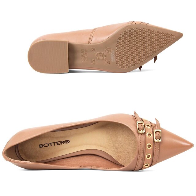 Sapatilha Bottero Couro Atanado 354821 Feminino