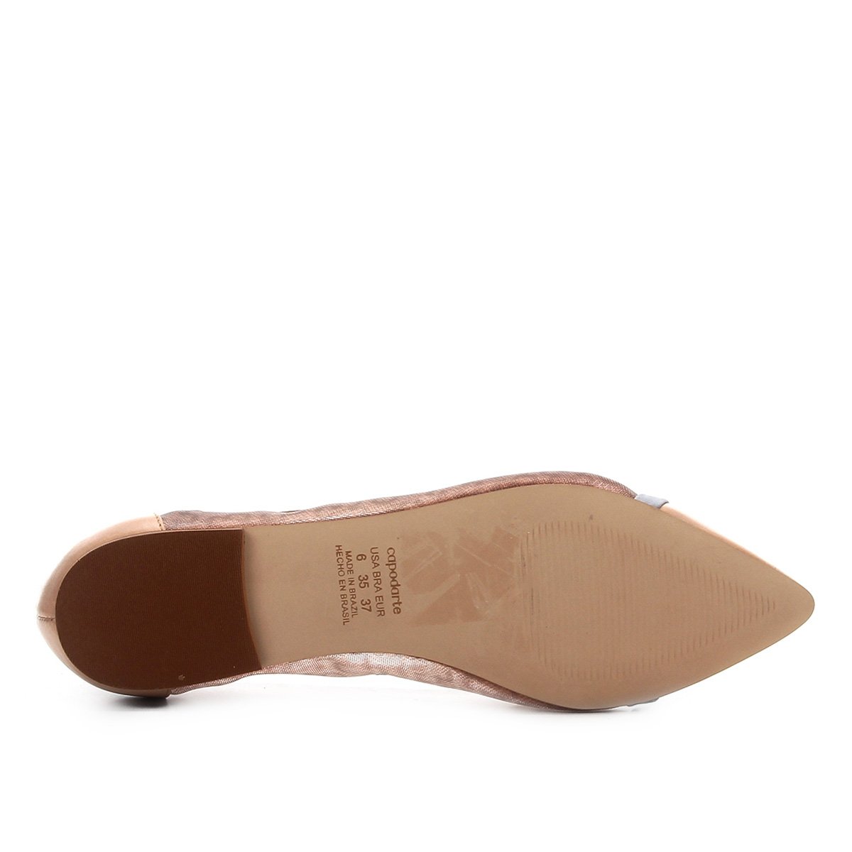 sapatilha capodarte bico fino