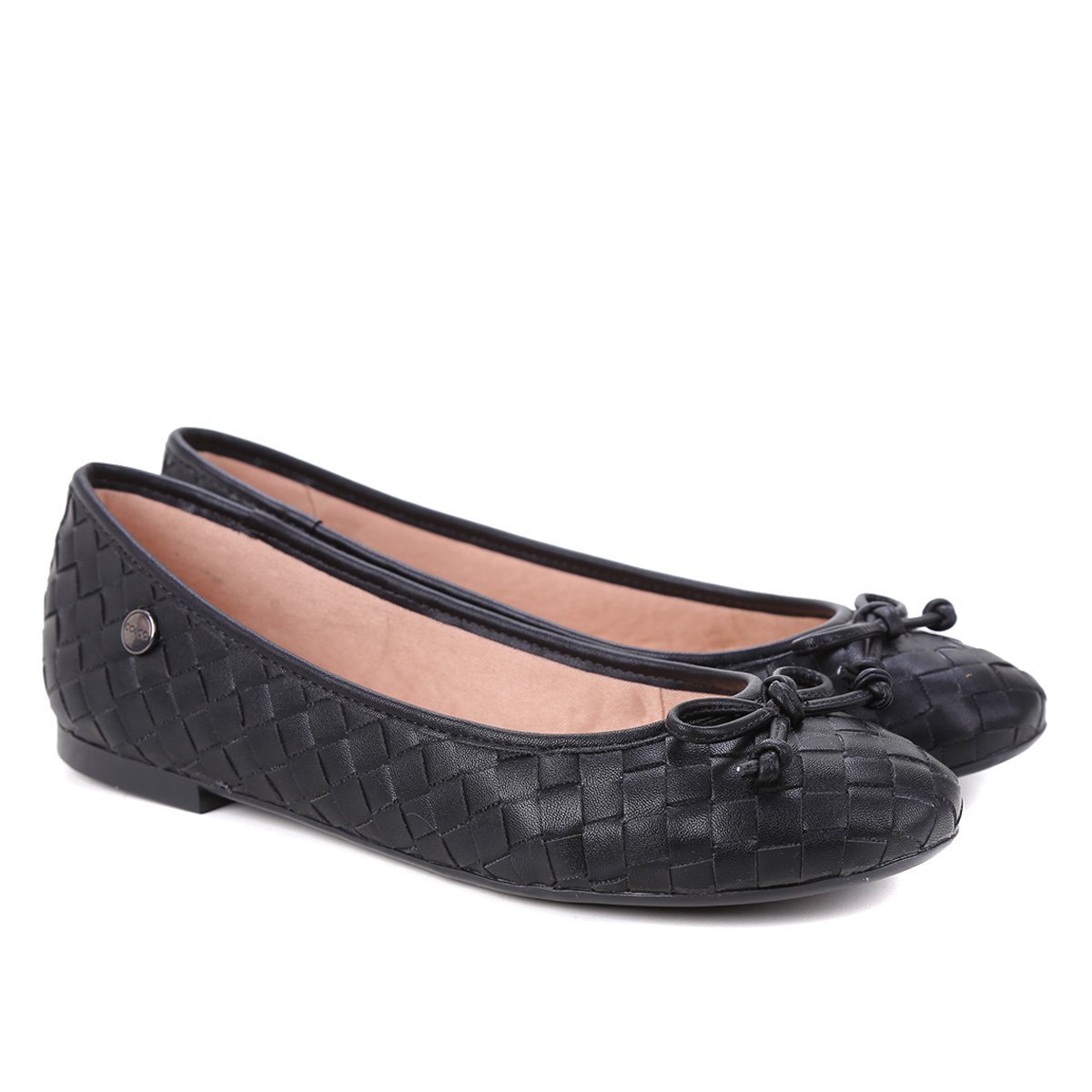 Sapatilha Colcci Tressê Laço Feminina - Preto Menor preço em Sapatilha Colcci Tressê Laço Feminina - Preto