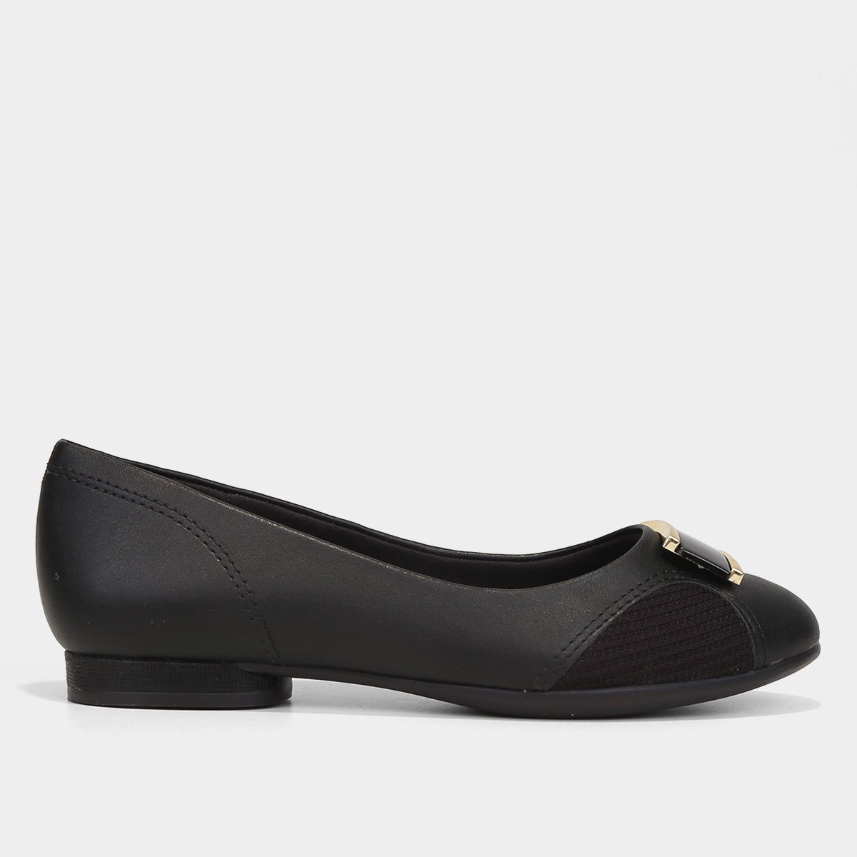 Sapatilha Comforteflex Aplique Feminino Menor preço em Sapatilha Comforteflex Aplique Feminino