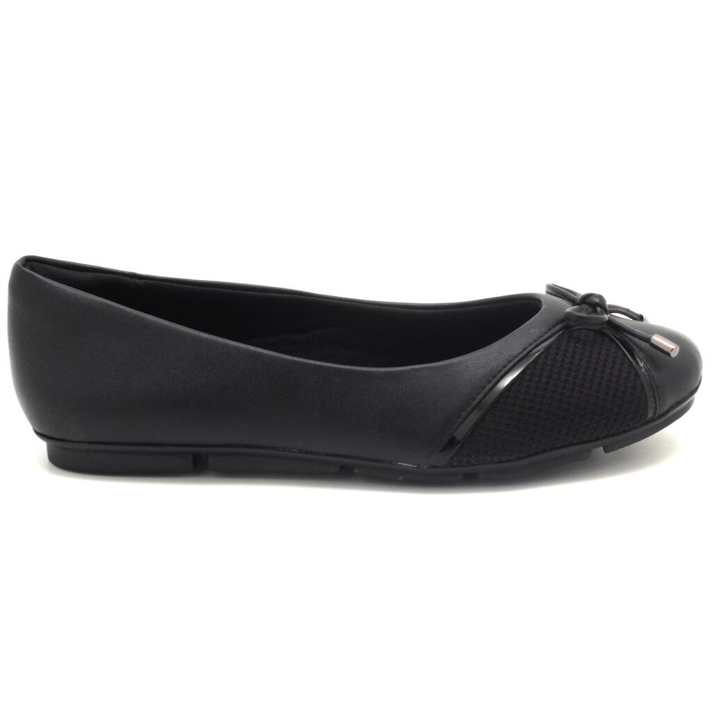 Sapatilha Comfortflex Joanete Bico Redondo Laço Feminina 2263403