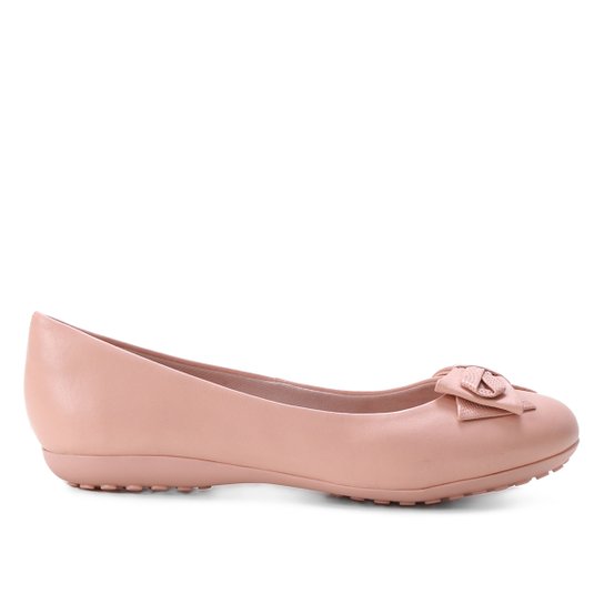 Sapatilha Couro Bottero Lisa Napoli Feminina - Rosa Claro