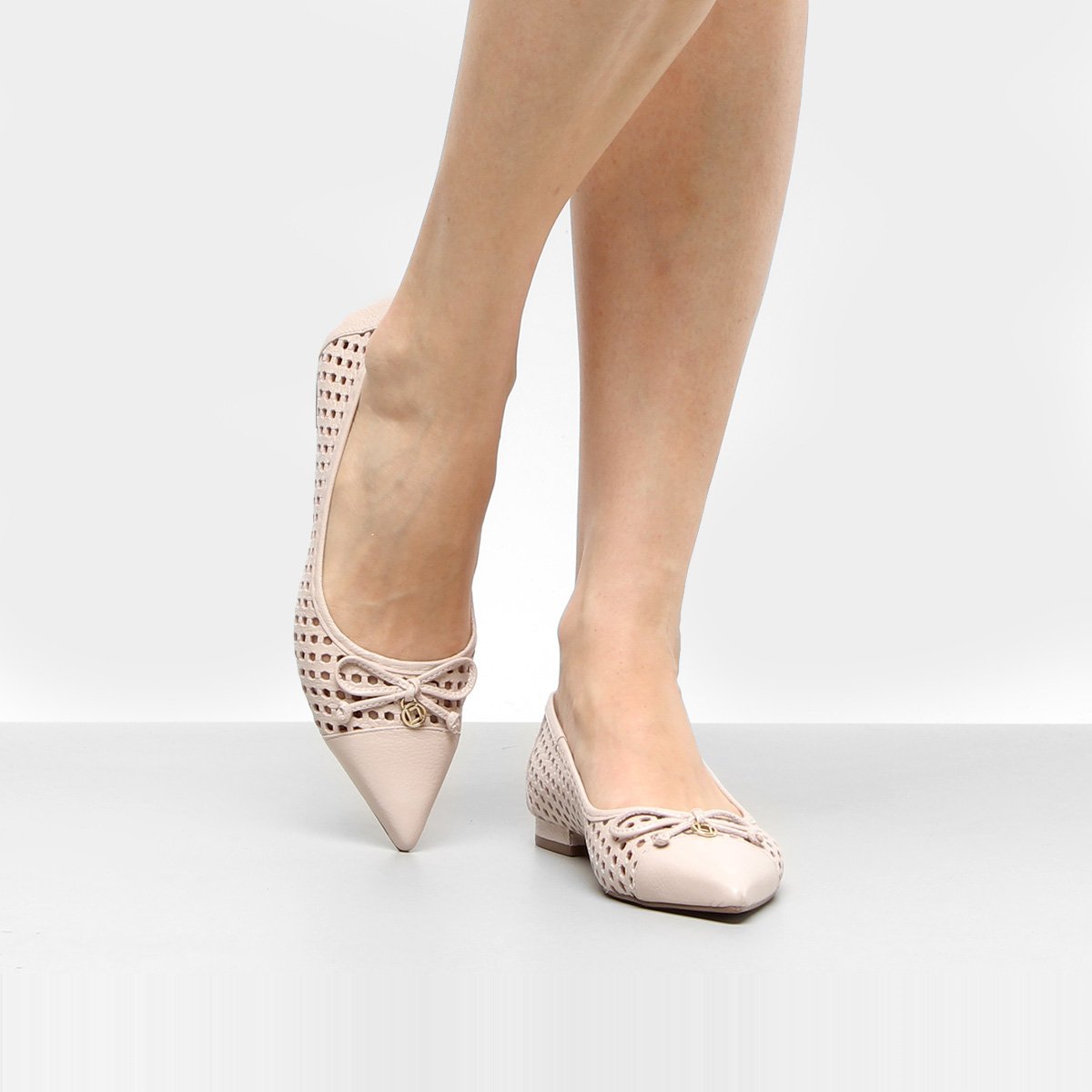 sapatilha luz da lua bico fino