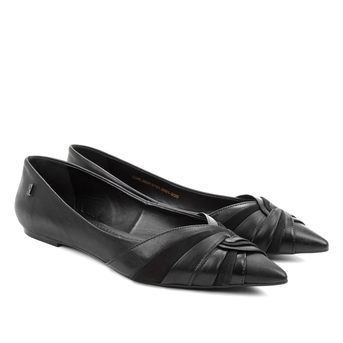 Sapatilha Couro Santa Lolla Napa Confort Feminina - Preto | Zattini