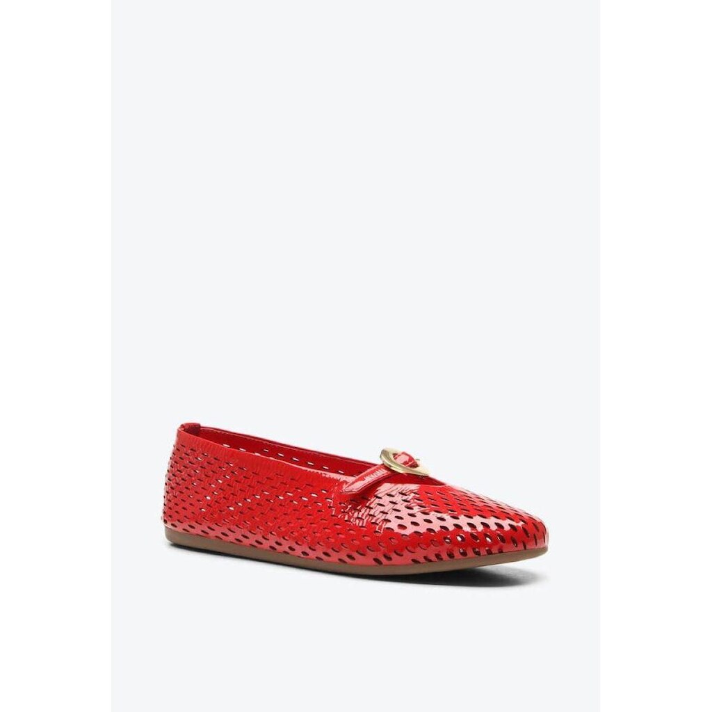 Sapatilha em Couro Verniz Strawberry / Vermelho Vicenza