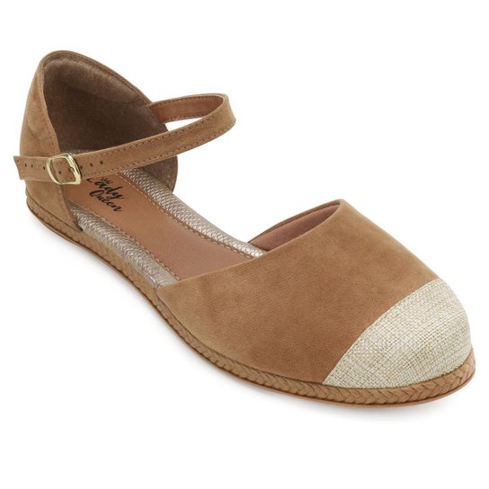 Sapatilha Espadrille Lady Queen Feminina - Marrom