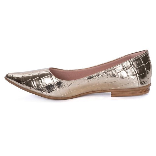 Sapatilha Feminina Animal Print Elegante Bico Fino Confortável Luxo