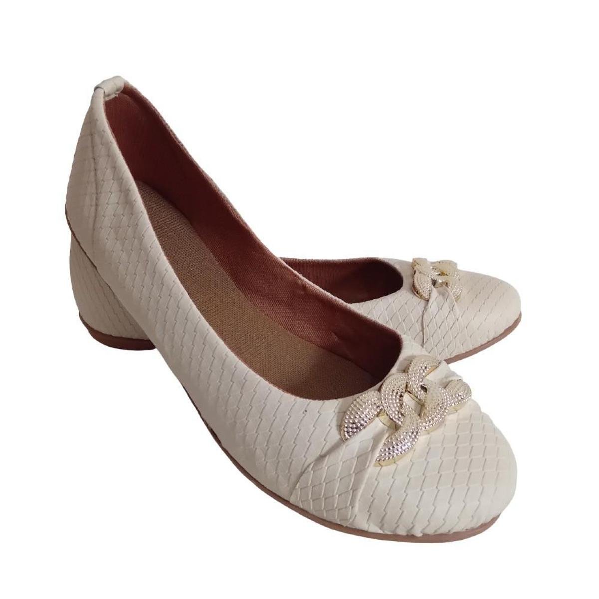 Sapatilha Feminina Casual Sapato Bico Redondo Confort e Leve - Bege é ruim? Sapatilha Feminina Casual Sapato Bico Redondo Confort e Leve - Bege é boa?