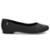 Sapatilha Feminina Couro Preto Usaflex AE38021 - Preto