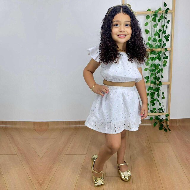 Sapatilha Feminina Infantil Dama Sapatinho Boneca Moda 02.25
