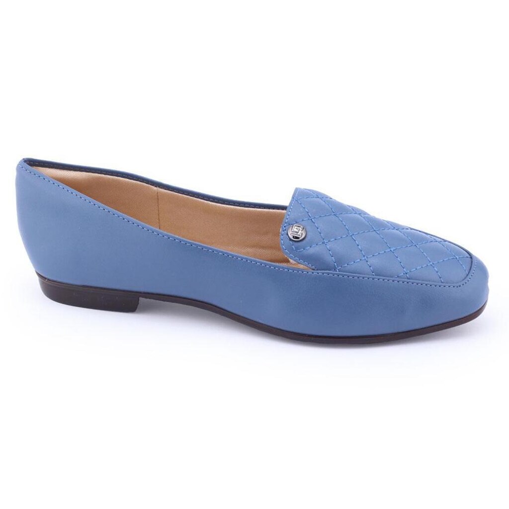Sapatilha feminina Light Gel 565-5318 matelassê azul