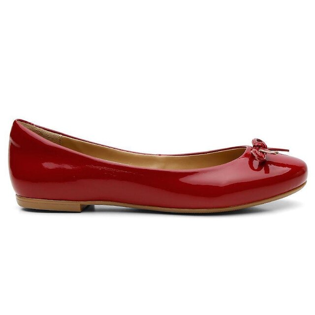 Sapatilha Feminina Oxford Conforto Verniz