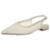 Sapatilha Feminina Strass Telinha Brilho Bico Fino Via Marte - Off White
