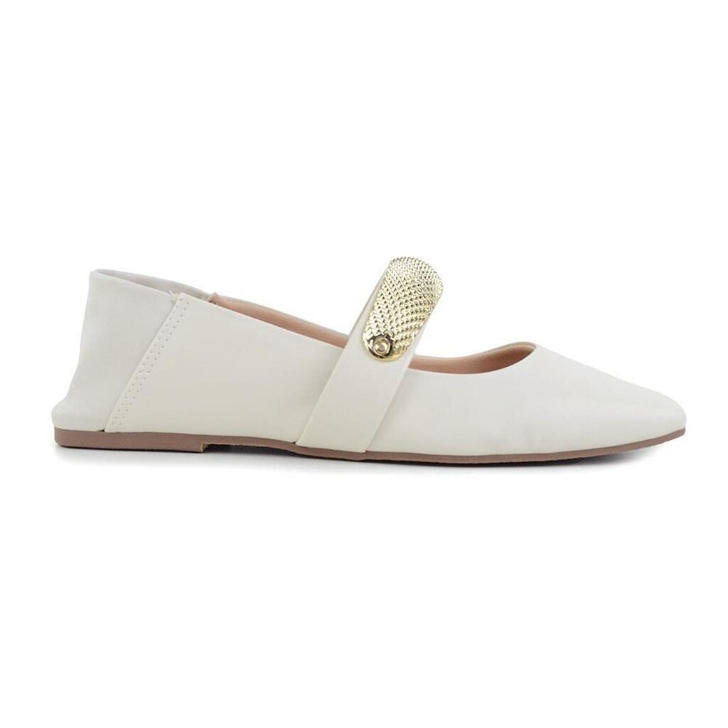 Sapatilha Feminina Suzana Santos Napa Hill Branco - 8374