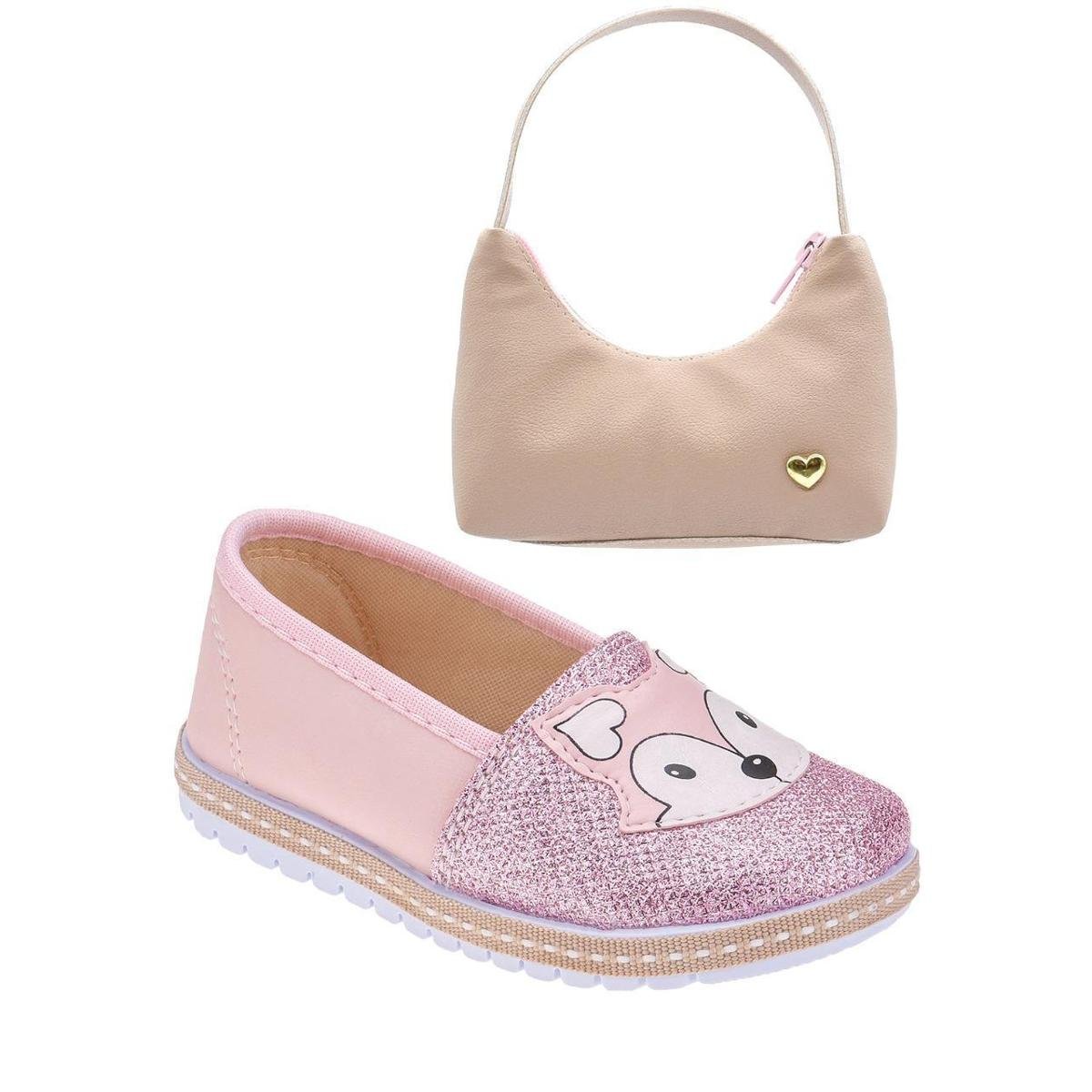 Sapatilha Gaúcha + Bolsinha Infantil Feminina Alpargatas Mocassim Baby Kids Nude - Rosa Menor preço em Sapatilha Gaúcha + Bolsinha Infantil Feminina Alpargatas Mocassim Baby Kids Nude - Rosa