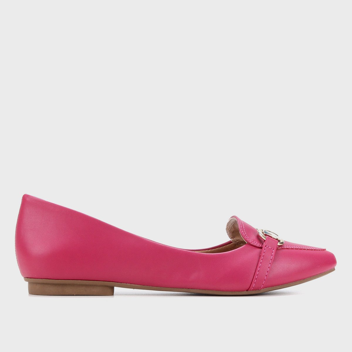 Sapatilha Griffe Bico Fino Lisa Feminina - Vermelho+Branco é boa?