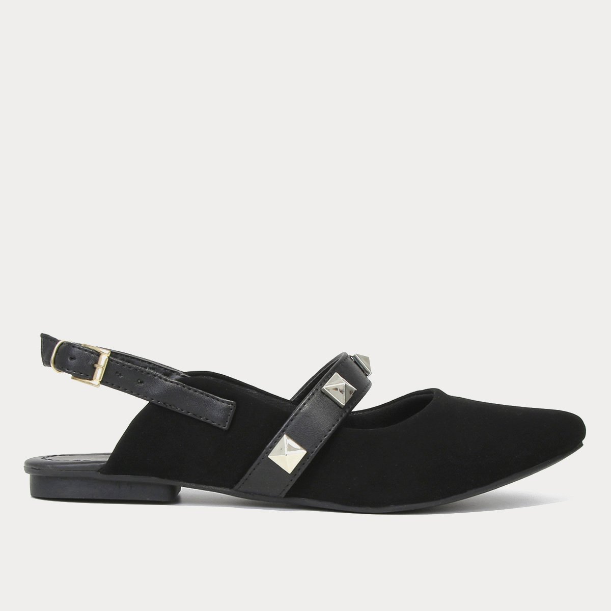 Sapatilha Griffe Spikes Bico Fino Feminina - Preto é ruim? Sapatilha Griffe Spikes Bico Fino Feminina - Preto é boa?