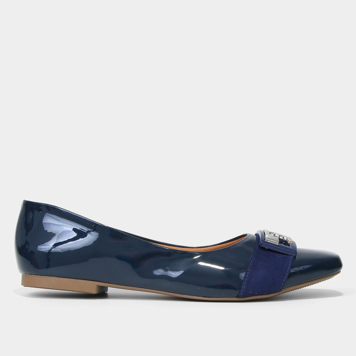 Sapatilha Griffe Verniz Bico Quadrado Feminina - Marinho é ruim? Sapatilha Griffe Verniz Bico Quadrado Feminina - Marinho é boa?