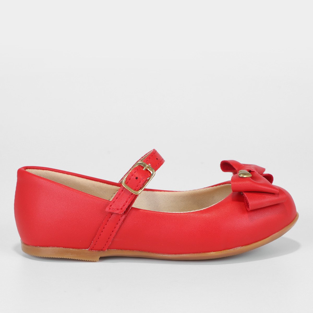 Sapatilha Infantil Magia Pingente Delicada Menina - Vermelho Menor preço em Sapatilha Infantil Magia Pingente Delicada Menina - Vermelho