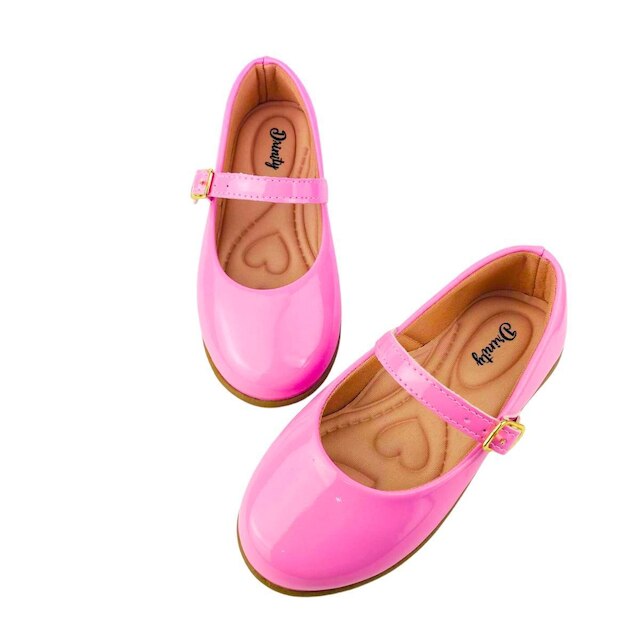 Sapatilha Infantil Menina Boneca Verniz Confortavel SPT-001