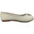 Sapatilha Infantil Menina Casual Dia a Dia Passeio Escola Metalizada Molekinha 2502.1017 - Off White