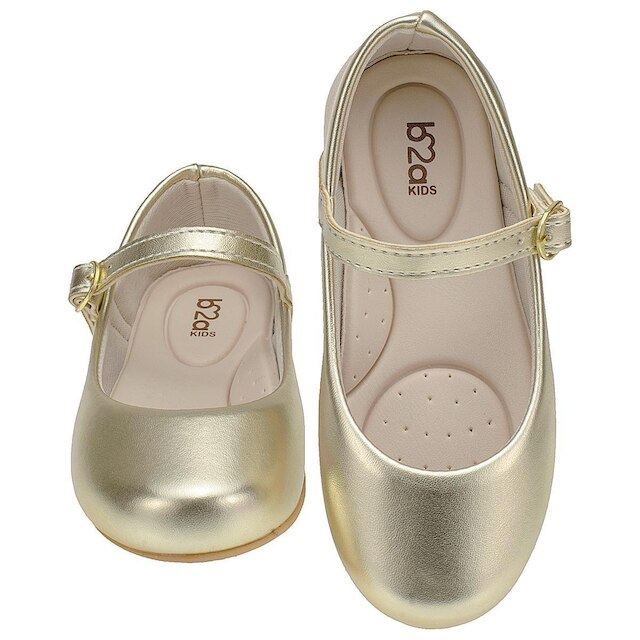 Sapatilha Infantil Menina Dourada Confortavel 3001 - 28 ao 34