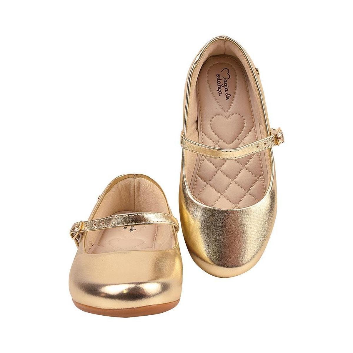 Sapatilha Infantil Menina Sapato Boneca Feminina Social Básica Batizado - Ouro é ruim? Sapatilha Infantil Menina Sapato Boneca Feminina Social Básica Batizado - Ouro é boa?