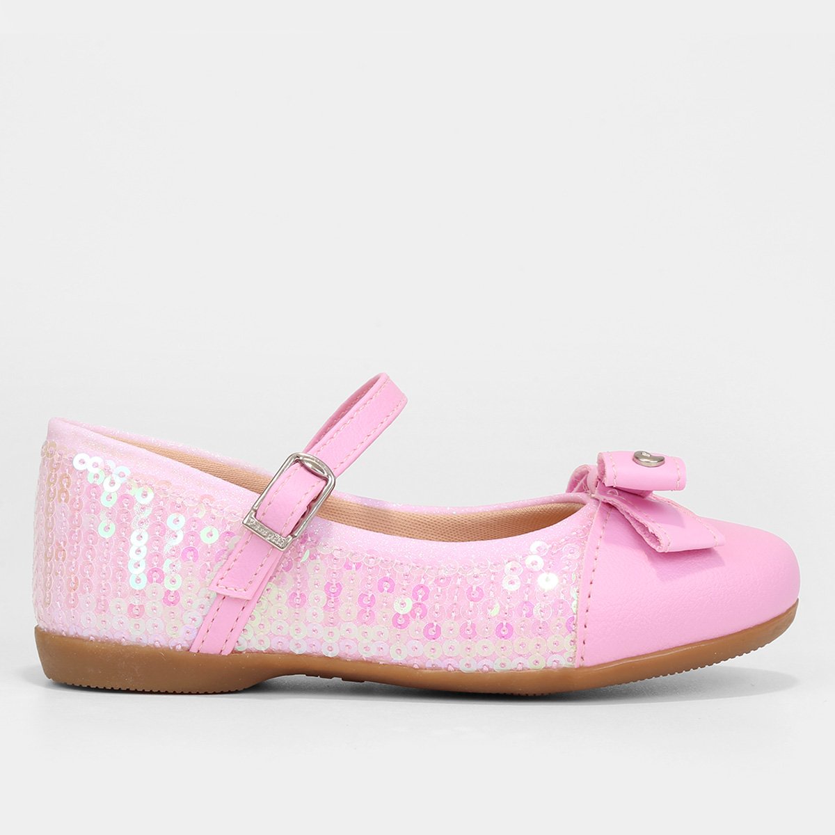 Sapatilha Infantil Pampili Bailarina Menina - Rosa Claro Menor preço em Sapatilha Infantil Pampili Bailarina Menina - Rosa Claro